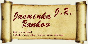Jasminka Rankov vizit kartica